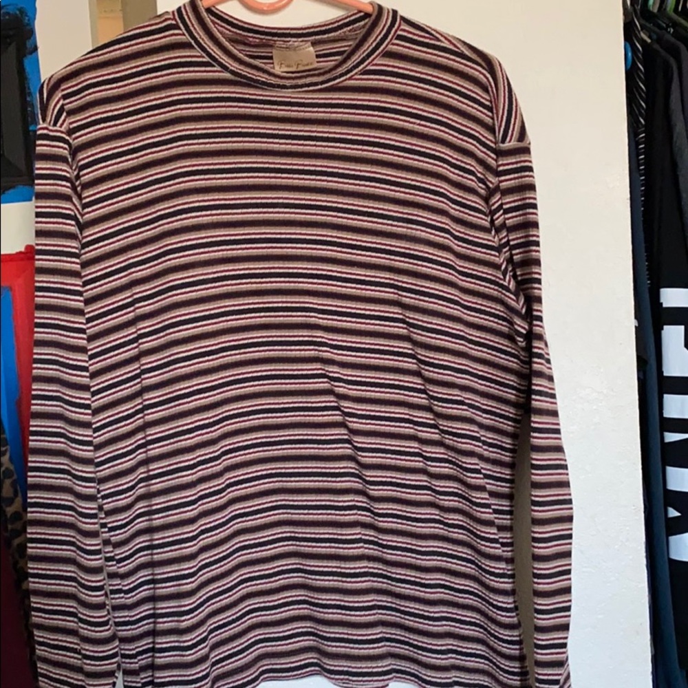 Multicolored striped long sleeve
